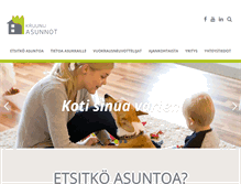Tablet Screenshot of kruunuasunnot.fi